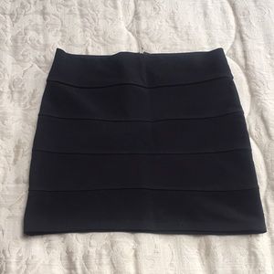 Black Bodycon Mini Skrirt